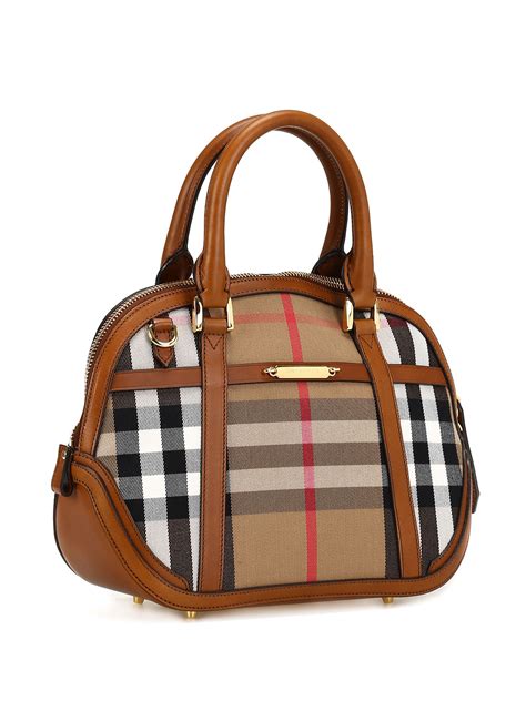 burberry small orchard sartorial house check brown|Burberry SM House Check Sartorial Orchard Bowling .